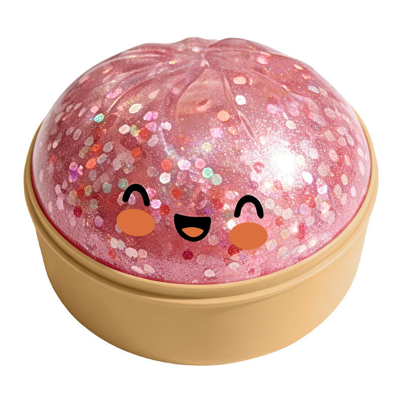 Glitter Dumpling Squishy Sensory Stress Relief Toy