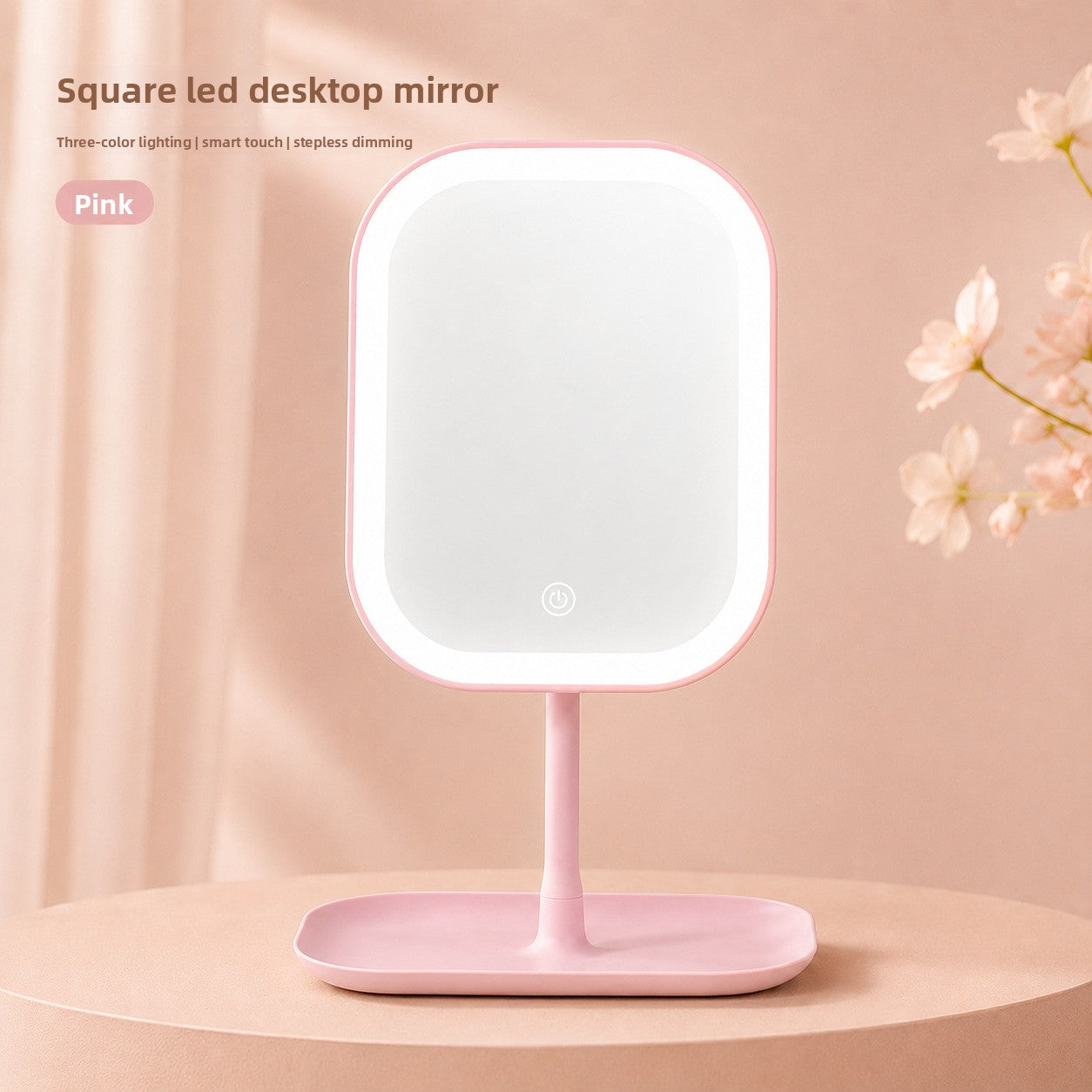LED Illuminated Makeup Mirror with Light