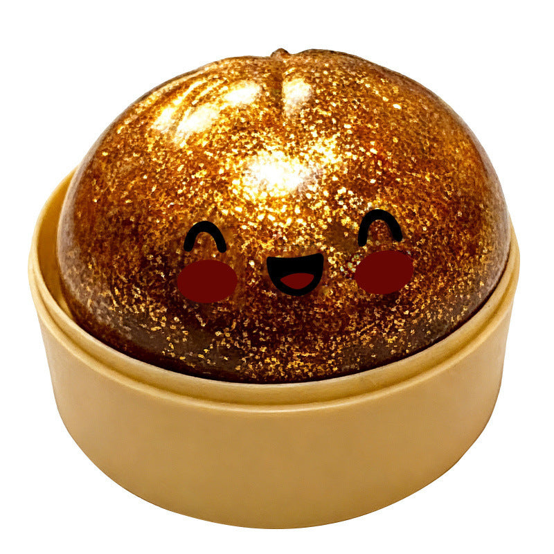 Glitter Dumpling Squishy Sensory Stress Relief Toy