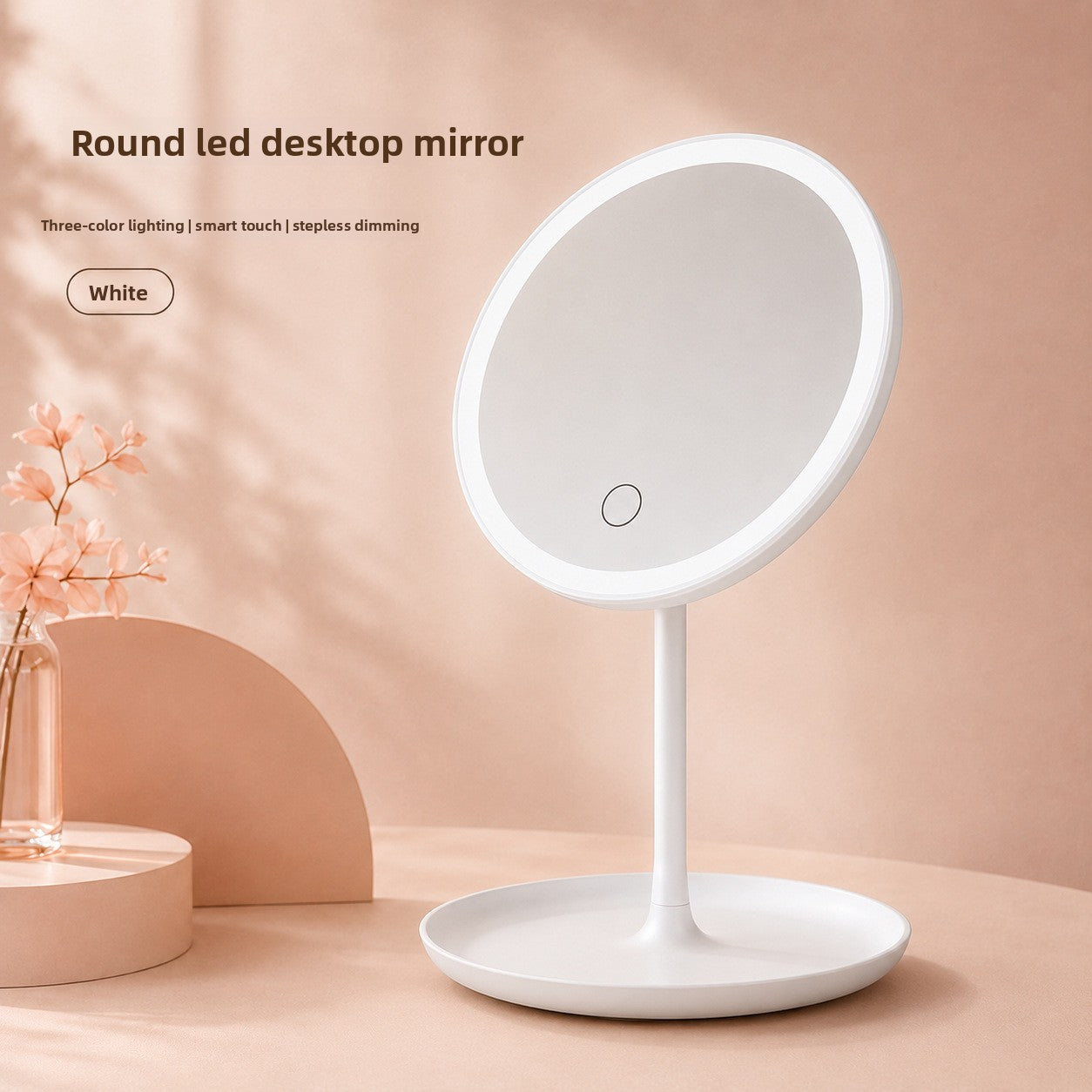LED Illuminated Makeup Mirror with Light