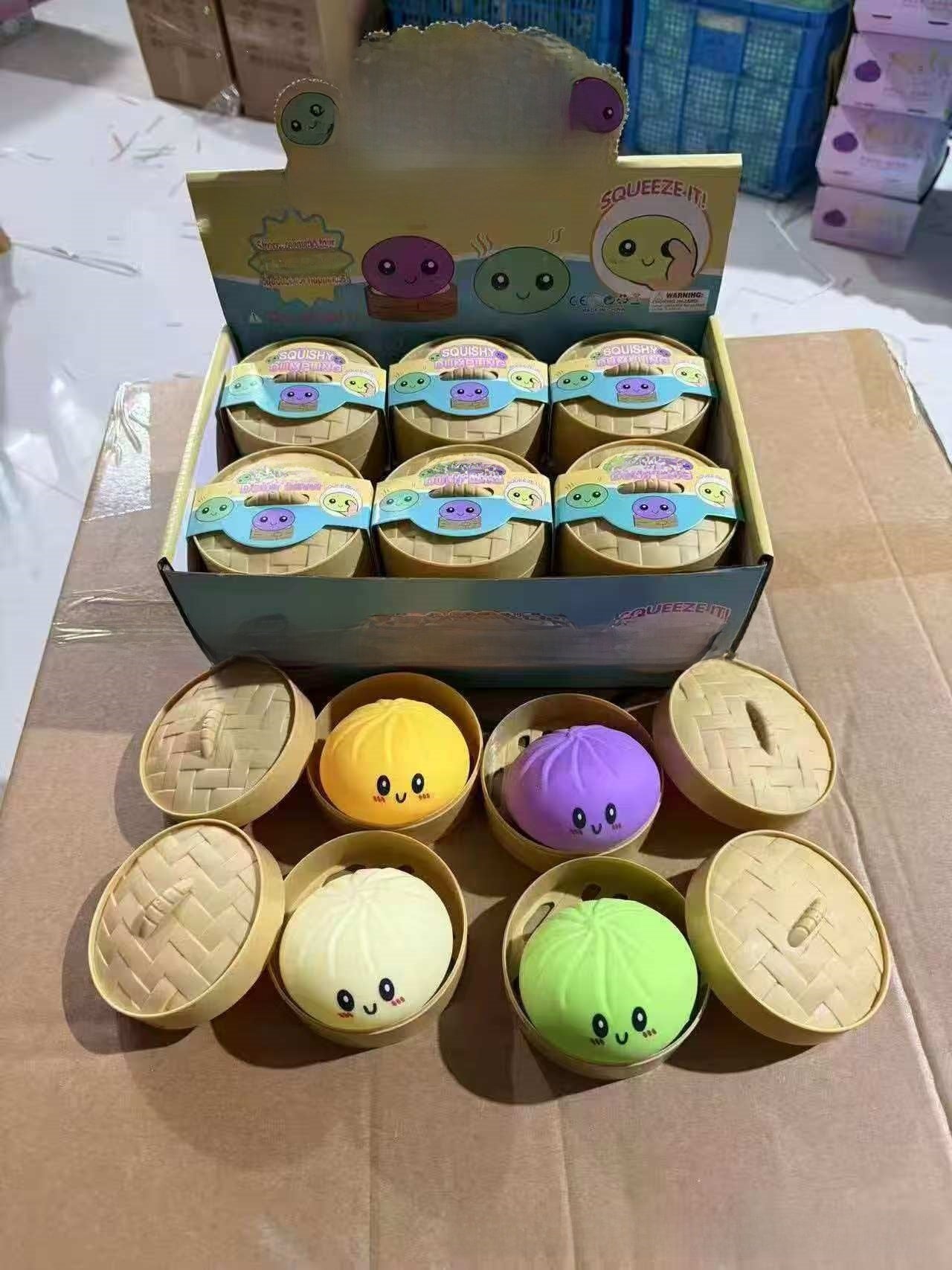 Glitter Dumpling Squishy Sensory Stress Relief Toy
