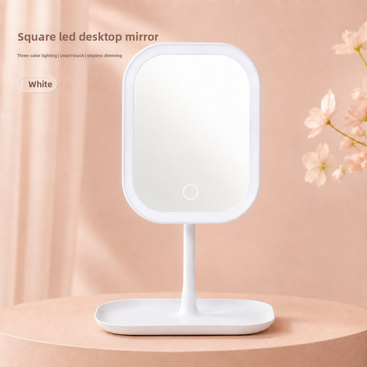 LED Illuminated Makeup Mirror with Light