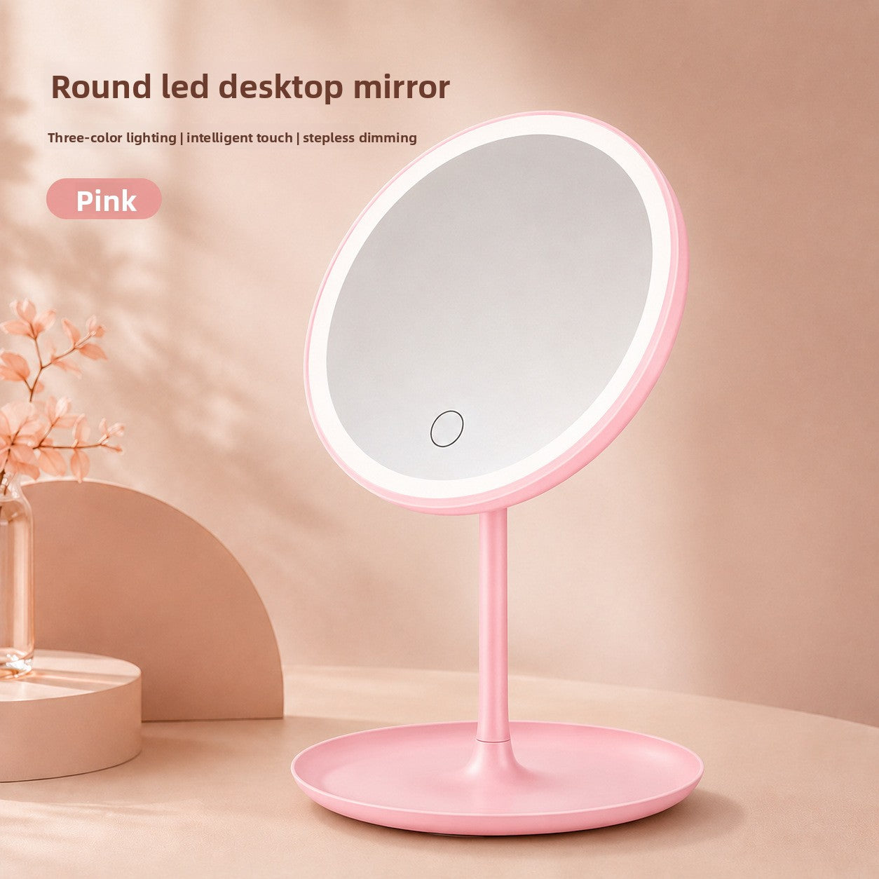 LED Illuminated Makeup Mirror with Light
