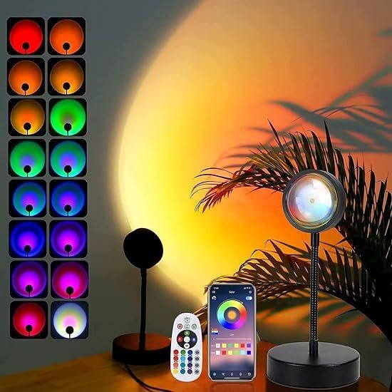 Sunset Lamp RGB Remote Control